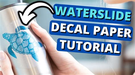 The Only Waterslide Decal Paper Tutorial You'll Ever Need.